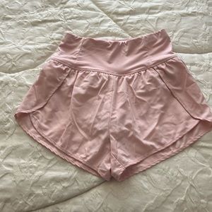 Light pink athletic shorts, size small